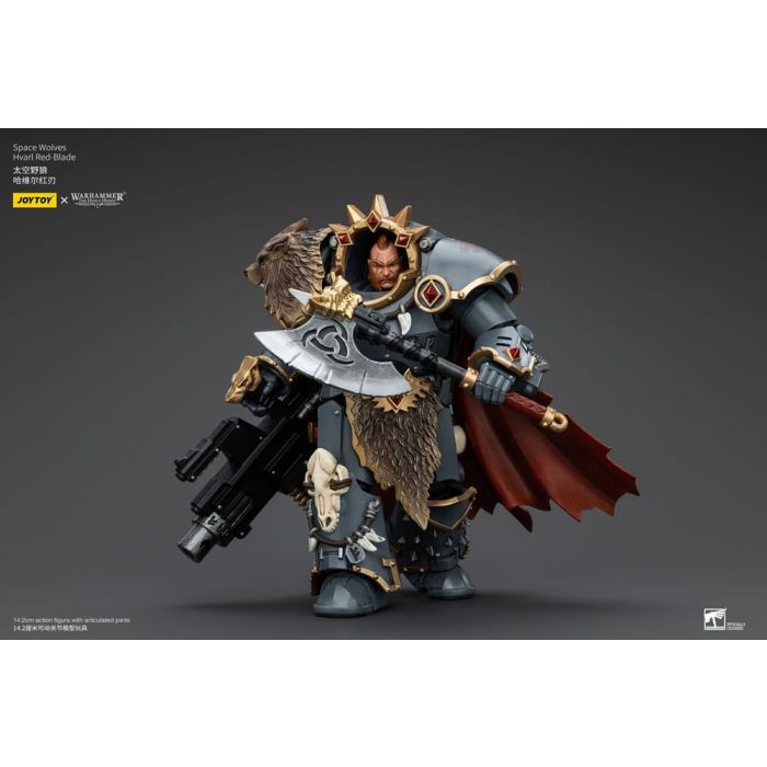 Warhammer The Horus Heresy Action Figure 1/18 Space Wolves Hvarl Red-Blade 14 cm