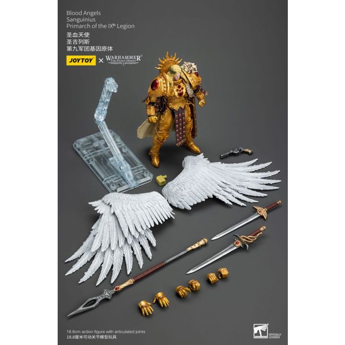 Warhammer The Horus Heresy Action Figure 1/18 Blood Angels Sanguinius Primarch of the IXth Legion 19 cm   