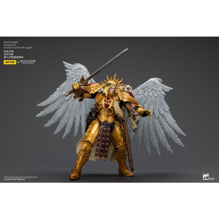 Warhammer The Horus Heresy Action Figure 1/18 Blood Angels Sanguinius Primarch of the IXth Legion 19 cm   