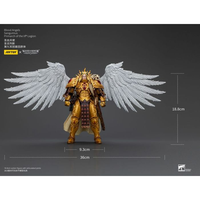 Warhammer The Horus Heresy Action Figure 1/18 Blood Angels Sanguinius Primarch of the IXth Legion 19 cm   