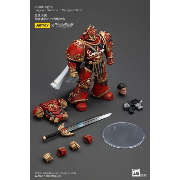 Warhammer The Horus Heresy Action Figure 1/18 Blood Angels Legion Praetor with Paragon Blade 13 cm