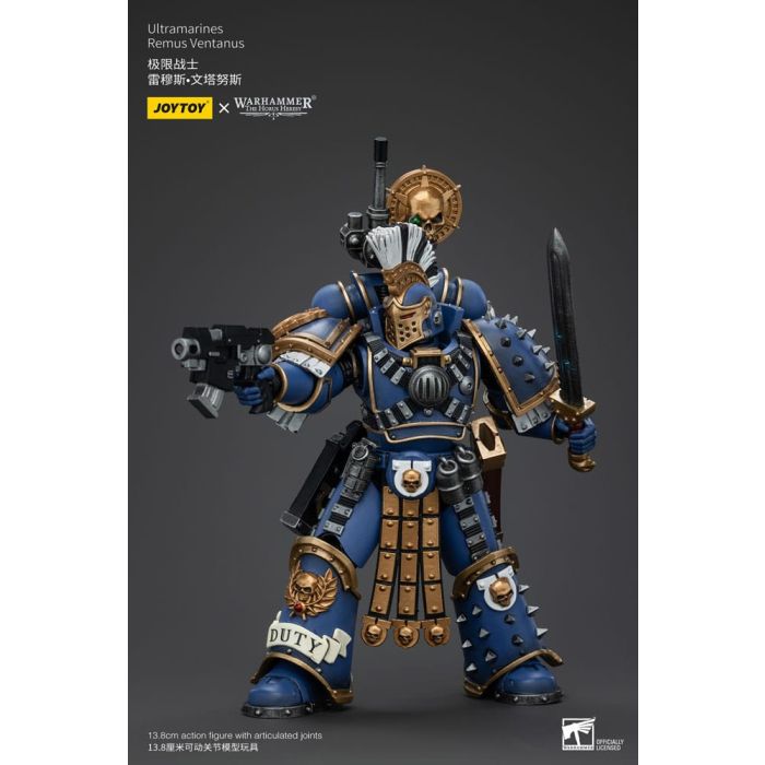 Warhammer The Horus Heresy Action Figure 1/18 Ultramarines Remus Ventanus 14 cm