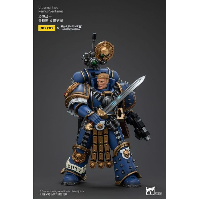 Warhammer The Horus Heresy Action Figure 1/18 Ultramarines Remus Ventanus 14 cm