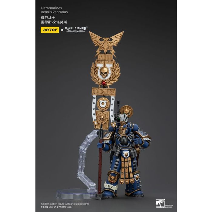 Warhammer The Horus Heresy Action Figure 1/18 Ultramarines Remus Ventanus 14 cm