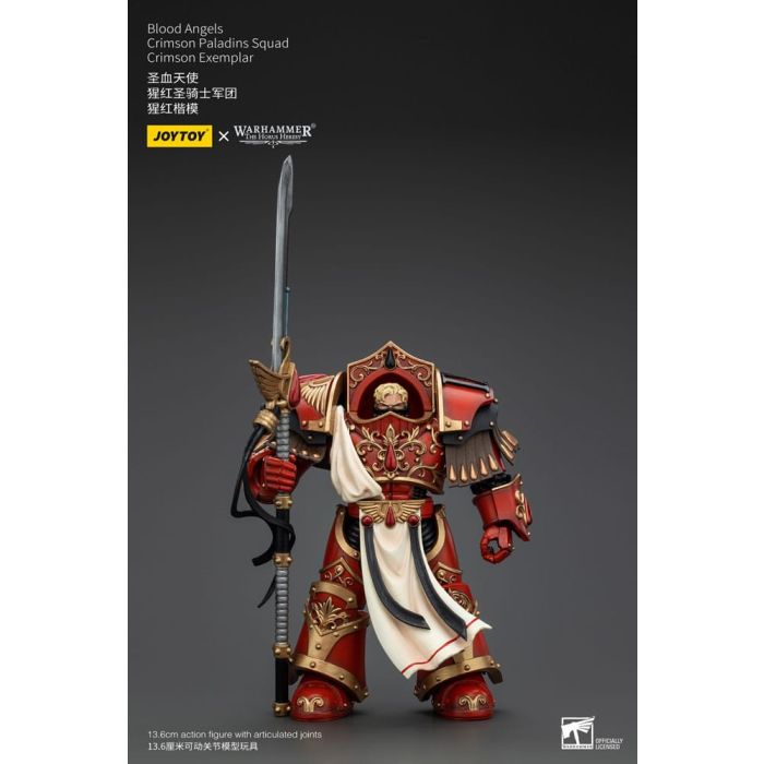 Warhammer The Horus Heresy Action Figure 1/18 Blood Angels Crimson Paladins Squad Crimson Exemplar 14 cm