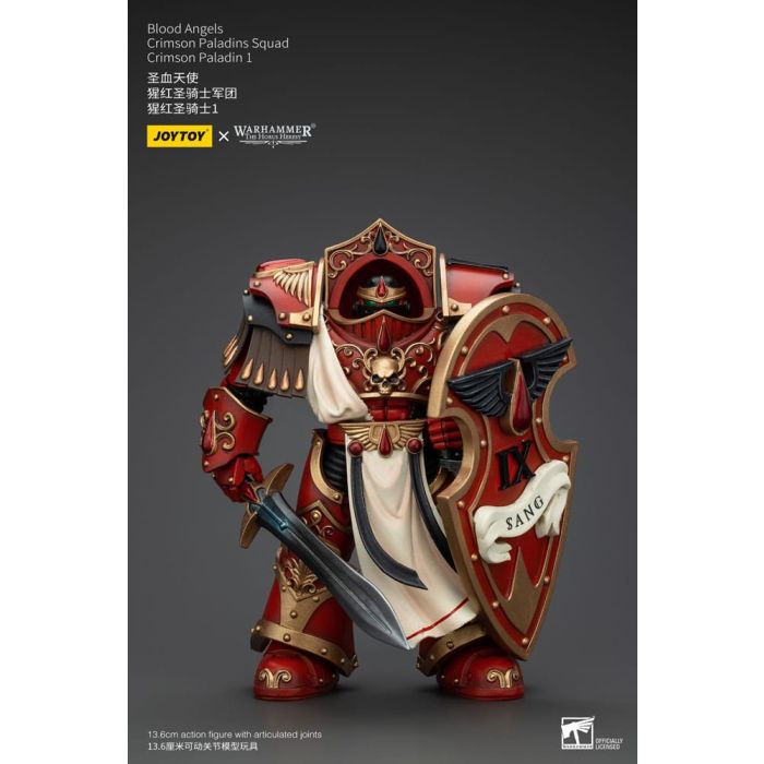 Warhammer The Horus Heresy Action Figure 1/18 Blood Angels Crimson Paladins Squad Crimson Paladin 1 14 cm   