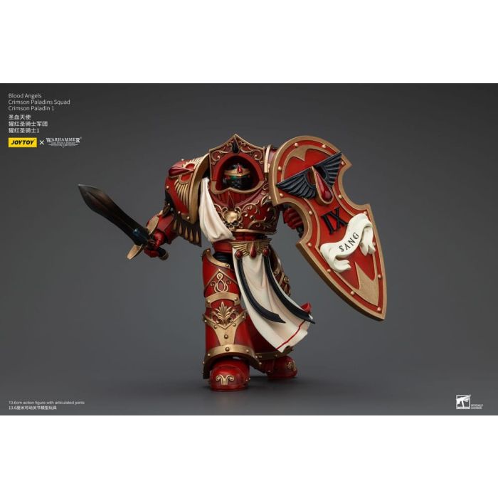 Warhammer The Horus Heresy Action Figure 1/18 Blood Angels Crimson Paladins Squad Crimson Paladin 1 14 cm   