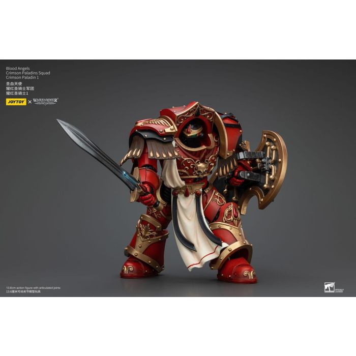Warhammer The Horus Heresy Action Figure 1/18 Blood Angels Crimson Paladins Squad Crimson Paladin 1 14 cm   