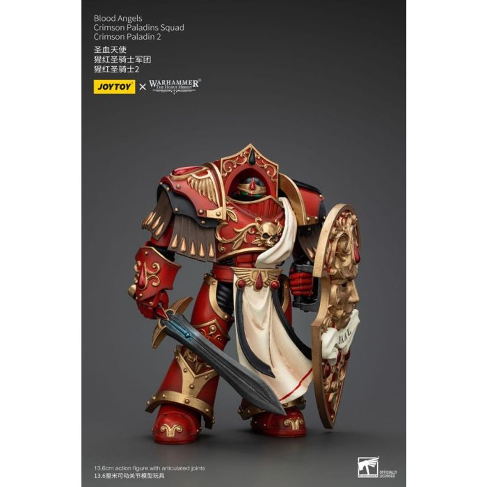 Warhammer The Horus Heresy Action Figure 1/18 Blood Angels Crimson Paladins Squad Crimson Paladin 2 14 cm   