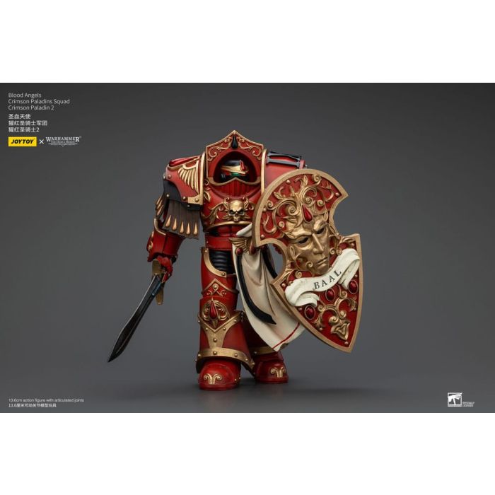 Warhammer The Horus Heresy Action Figure 1/18 Blood Angels Crimson Paladins Squad Crimson Paladin 2 14 cm   