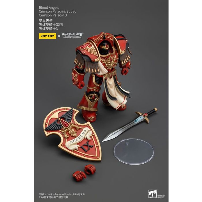 Warhammer The Horus Heresy Action Figure 1/18 Blood Angels Crimson Paladins Squad Crimson Paladin 3 14 cm   