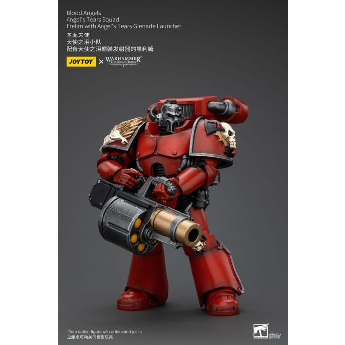 Warhammer The Horus Heresy Action Figure 1/18 Blood Angels Angel's Tears Squad Erelim with Angel's Tears Grenade Launcher 12 cm       
