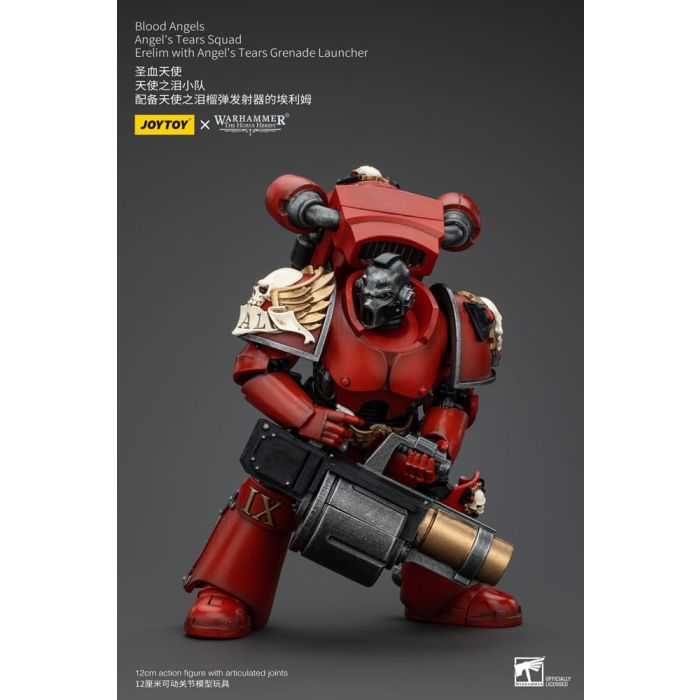 Warhammer The Horus Heresy Action Figure 1/18 Blood Angels Angel's Tears Squad Erelim with Angel's Tears Grenade Launcher 12 cm       