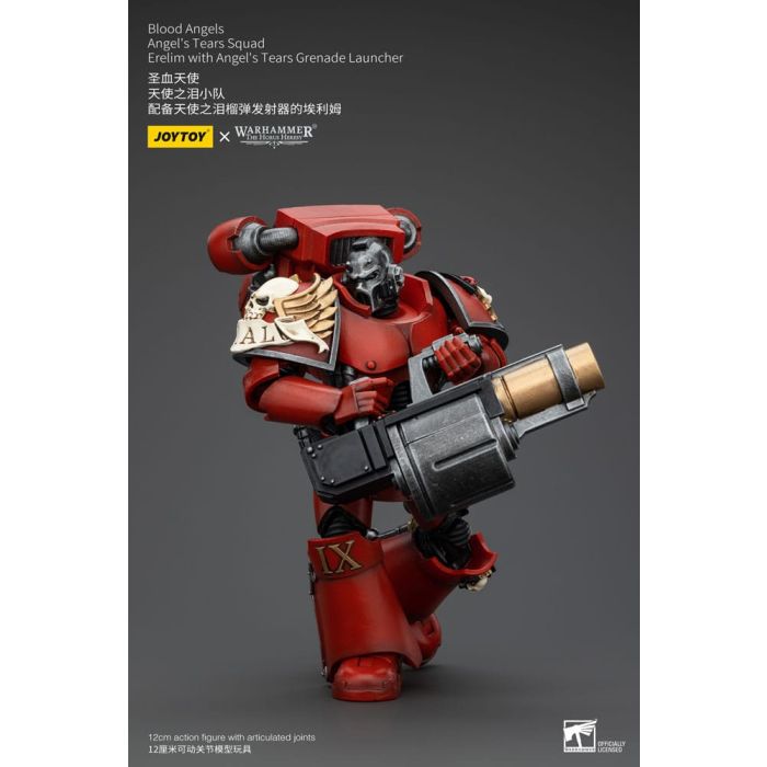 Warhammer The Horus Heresy Action Figure 1/18 Blood Angels Angel's Tears Squad Erelim with Angel's Tears Grenade Launcher 12 cm       