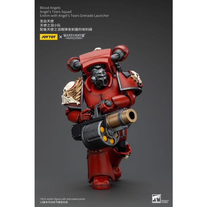 Warhammer The Horus Heresy Action Figure 1/18 Blood Angels Angel's Tears Squad Erelim with Angel's Tears Grenade Launcher 12 cm       