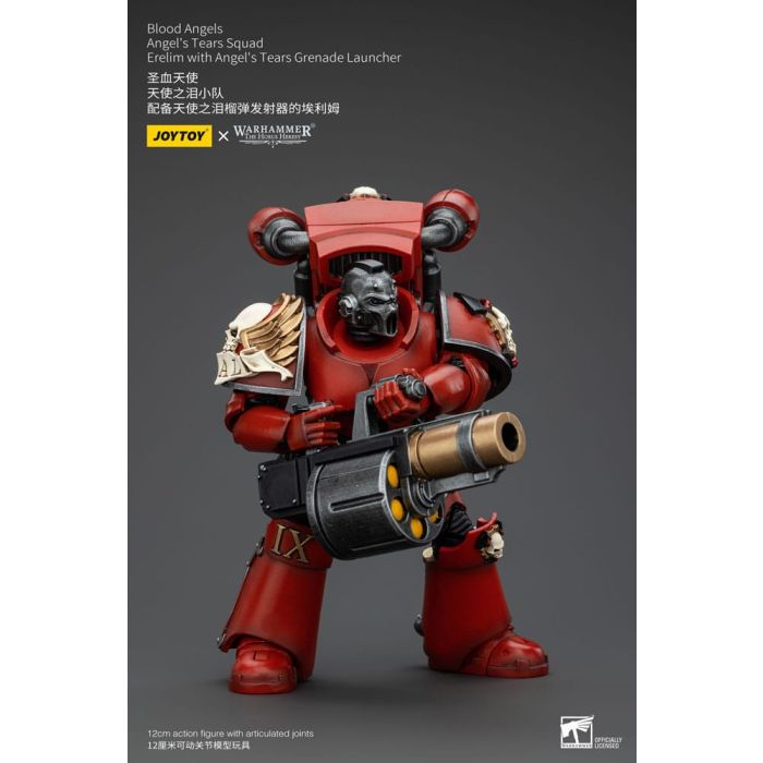 Warhammer The Horus Heresy Action Figure 1/18 Blood Angels Angel's Tears Squad Erelim with Angel's Tears Grenade Launcher 12 cm       