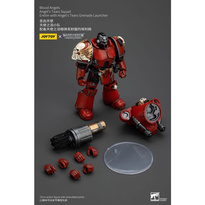 Warhammer The Horus Heresy Action Figure 1/18 Blood Angels Angel's Tears Squad Erelim with Angel's Tears Grenade Launcher 12 cm       