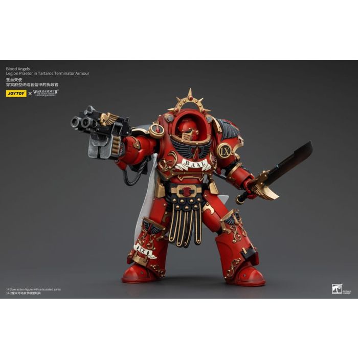 Warhammer The Horus Heresy Action Figure 1/18 Blood Angels Legion Praetor in Tartaros Terminator Armour 14 cm       
