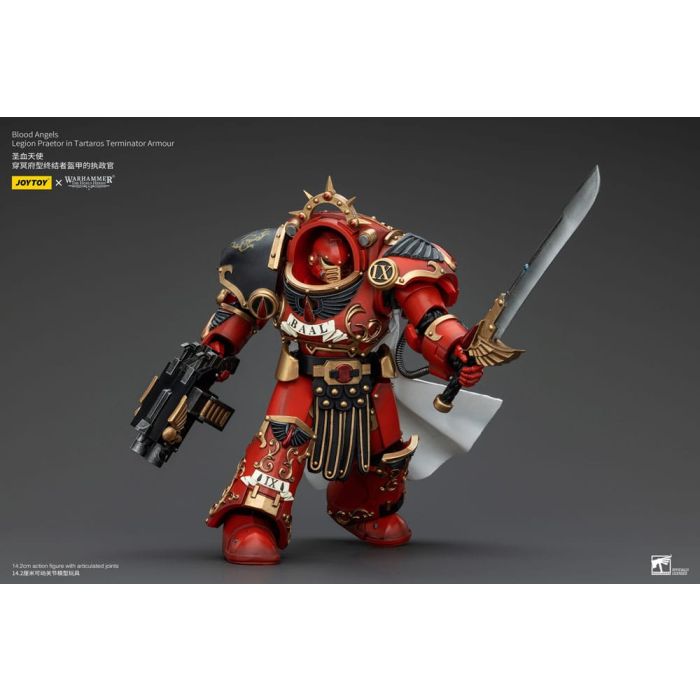 Warhammer The Horus Heresy Action Figure 1/18 Blood Angels Legion Praetor in Tartaros Terminator Armour 14 cm       