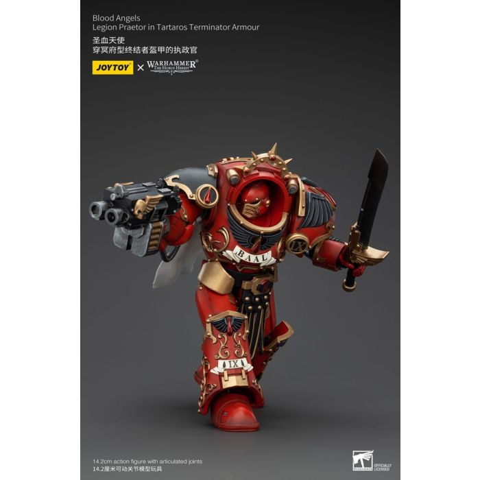 Warhammer The Horus Heresy Action Figure 1/18 Blood Angels Legion Praetor in Tartaros Terminator Armour 14 cm       