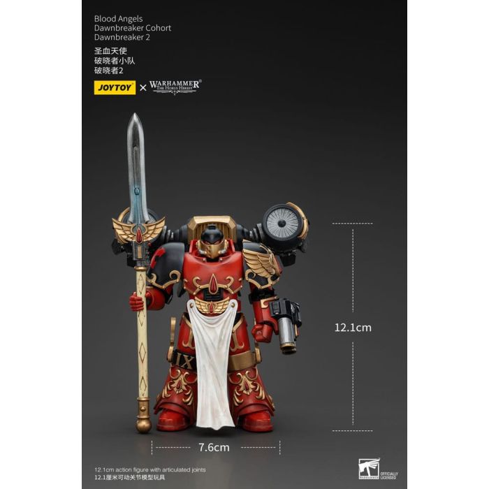Warhammer The Horus Heresy Action Figure 1/18 Blood Angels Dawnbreaker Cohort Dawnbreaker 2 13 cm