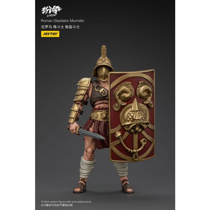 Strife Action Figure 1/18 Roman Gladiator Murmillo 11 cm     