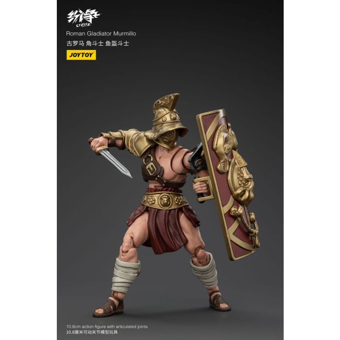Strife Action Figure 1/18 Roman Gladiator Murmillo 11 cm     
