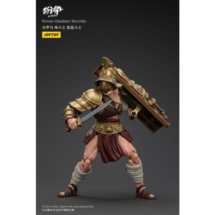 Strife Action Figure 1/18 Roman Gladiator Murmillo 11 cm     