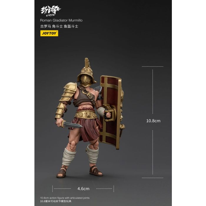Strife Action Figure 1/18 Roman Gladiator Murmillo 11 cm     