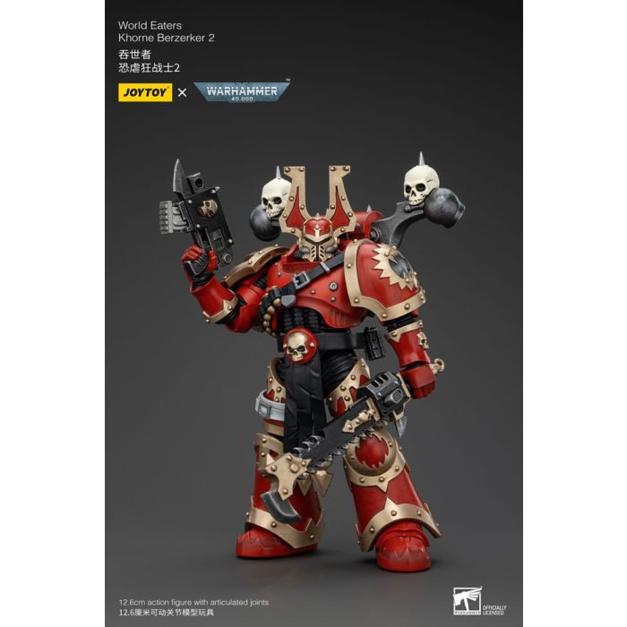 Warhammer 40k Action Figure 1/18 World Eaters Khorne Berzerker 2 13 cm        
