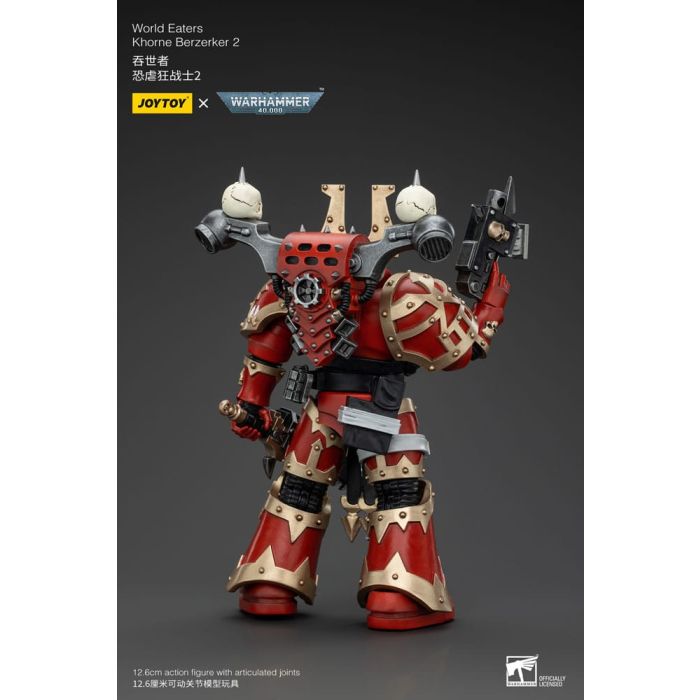 Warhammer 40k Action Figure 1/18 World Eaters Khorne Berzerker 2 13 cm        