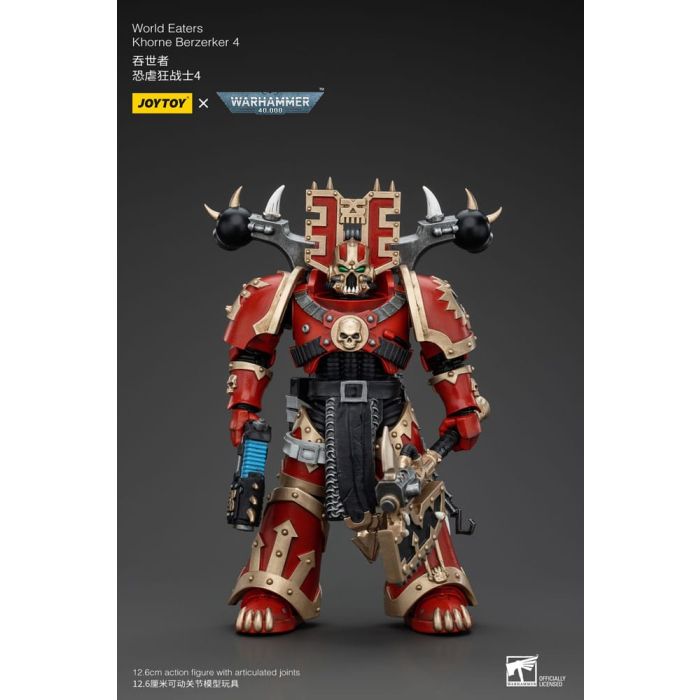 Warhammer 40k Action Figure 1/18 World Eaters Khorne Berzerker 4 13 cm        