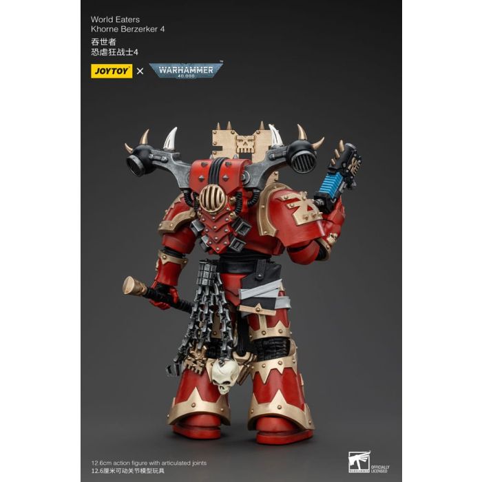 Warhammer 40k Action Figure 1/18 World Eaters Khorne Berzerker 4 13 cm        