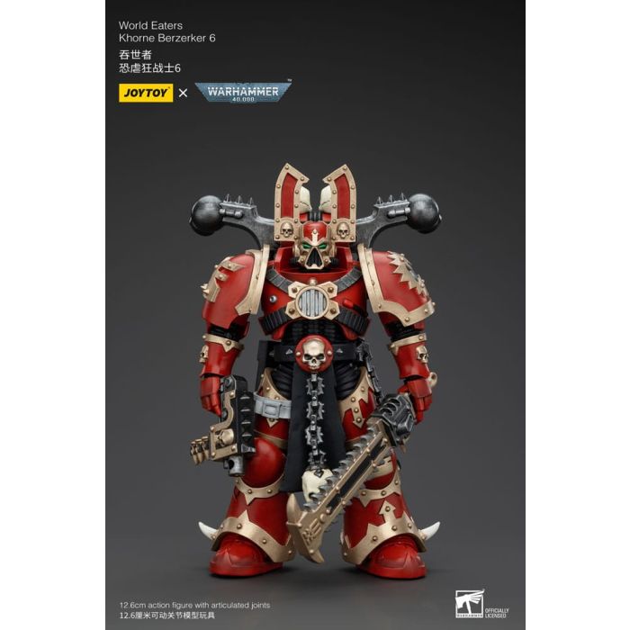 Warhammer 40k Action Figure 1/18 World Eaters Khorne Berzerker 6 13 cm        