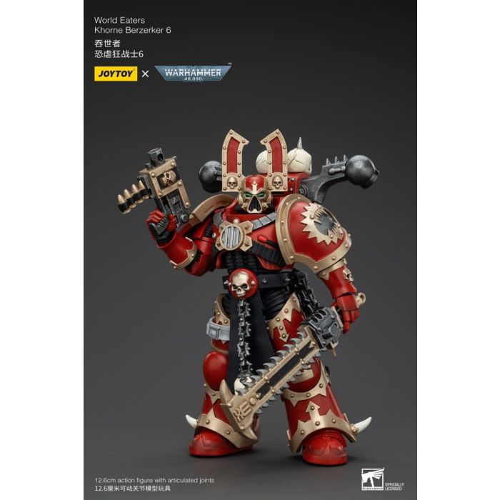 Warhammer 40k Action Figure 1/18 World Eaters Khorne Berzerker 6 13 cm        