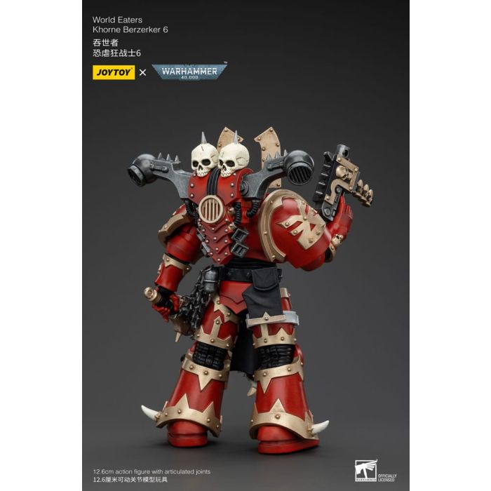 Warhammer 40k Action Figure 1/18 World Eaters Khorne Berzerker 6 13 cm        