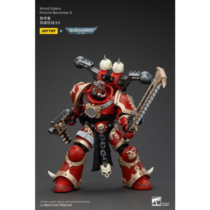 Warhammer 40k Action Figure 1/18 World Eaters Khorne Berzerker 6 13 cm        
