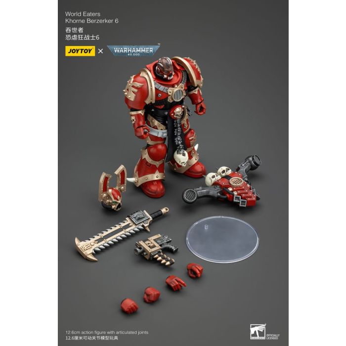Warhammer 40k Action Figure 1/18 World Eaters Khorne Berzerker 6 13 cm        