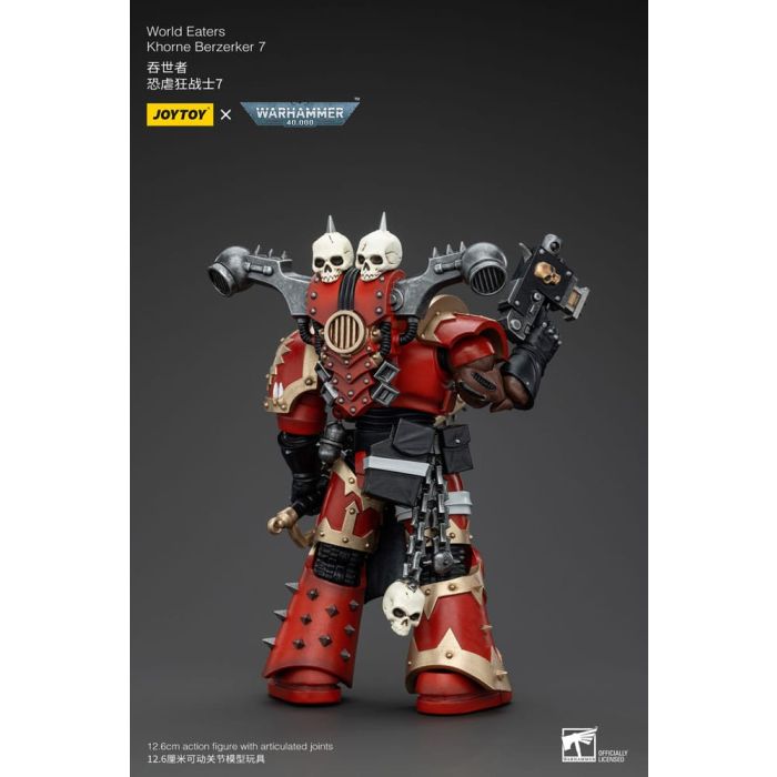 Warhammer 40k Action Figure 1/18 World Eaters Khorne Berzerker 7 13 cm        