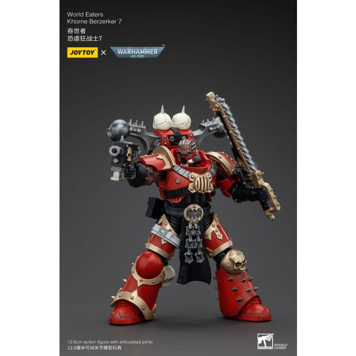 Warhammer 40k Action Figure 1/18 World Eaters Khorne Berzerker 7 13 cm        