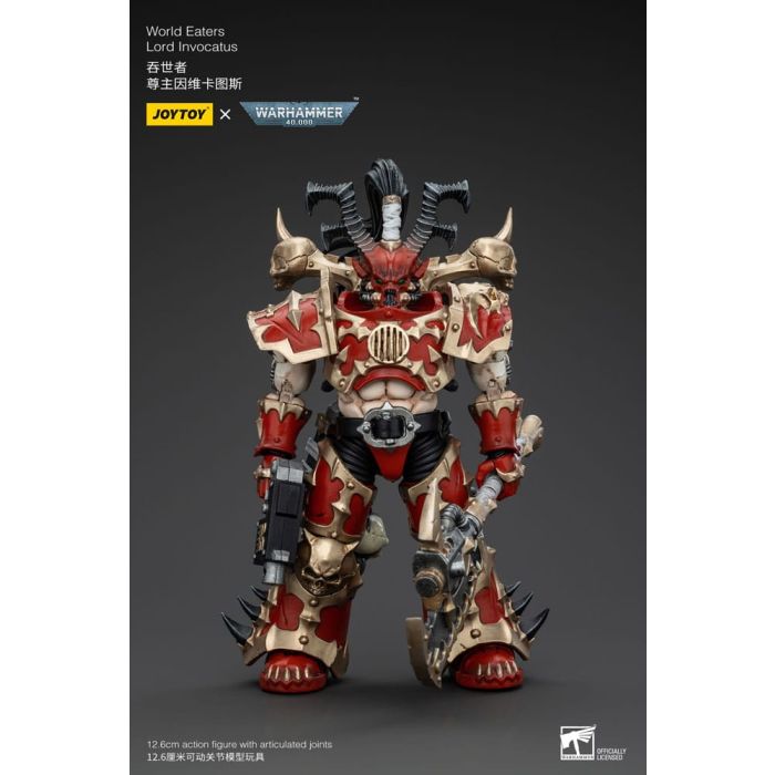 Warhammer 40k Action Figure 1/18 World Eaters Lord Invocatus 13 cm           