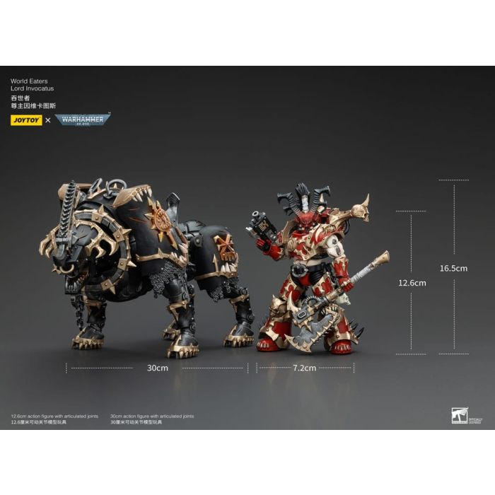 Warhammer 40k Action Figure 1/18 World Eaters Lord Invocatus 13 cm           