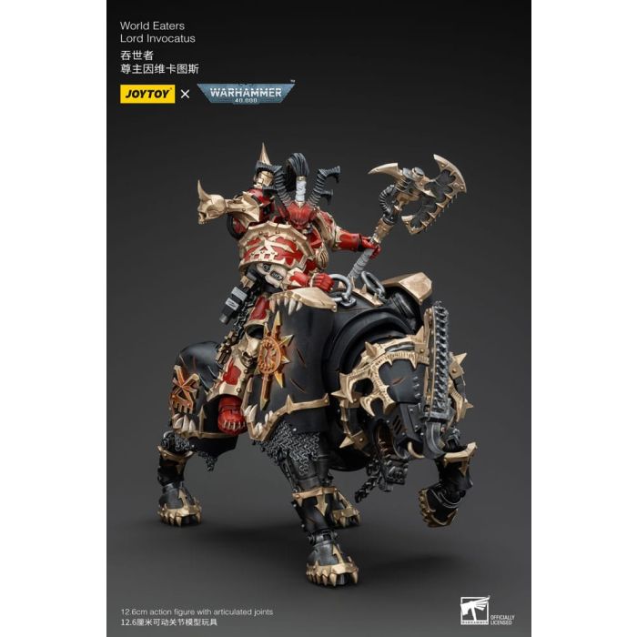 Warhammer 40k Action Figure 1/18 World Eaters Lord Invocatus 13 cm           