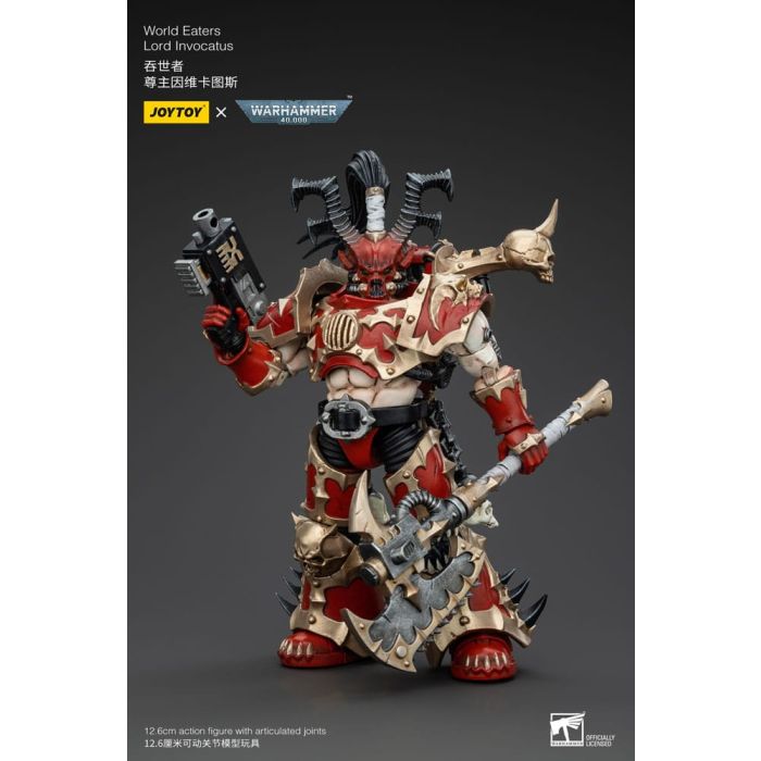 Warhammer 40k Action Figure 1/18 World Eaters Lord Invocatus 13 cm           