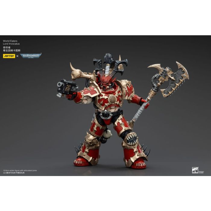 Warhammer 40k Action Figure 1/18 World Eaters Lord Invocatus 13 cm           