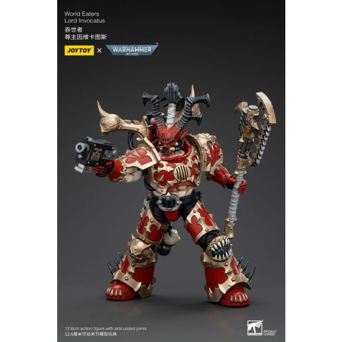 Warhammer 40k Action Figure 1/18 World Eaters Lord Invocatus 13 cm           