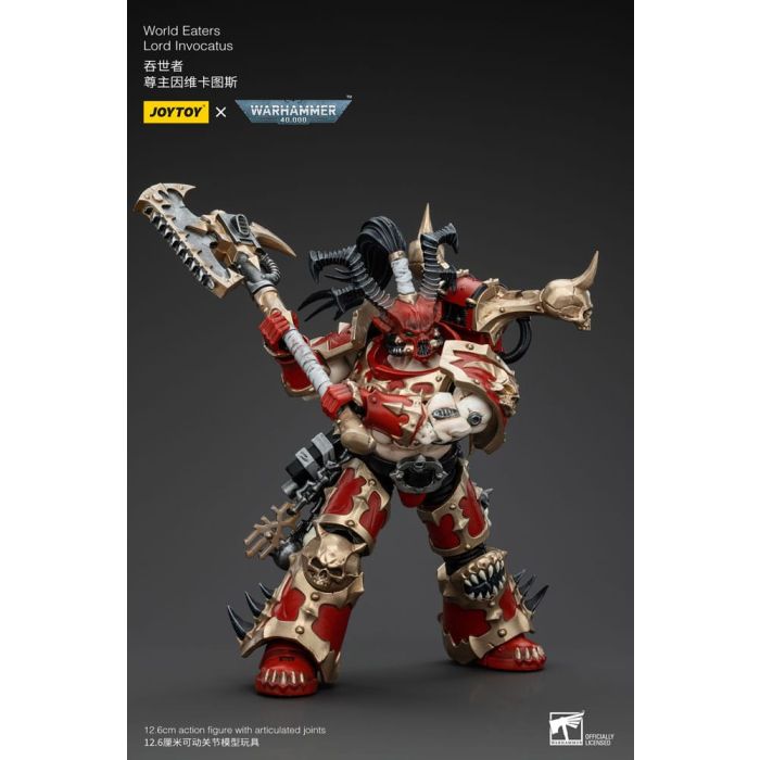 Warhammer 40k Action Figure 1/18 World Eaters Lord Invocatus 13 cm           