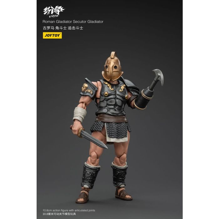 Strife Action Figure 1/18 Roman Gladiator Secutor Gladiator 11 cm          