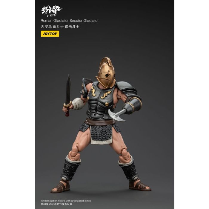 Strife Action Figure 1/18 Roman Gladiator Secutor Gladiator 11 cm          
