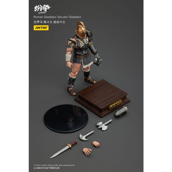Strife Action Figure 1/18 Roman Gladiator Secutor Gladiator 11 cm          